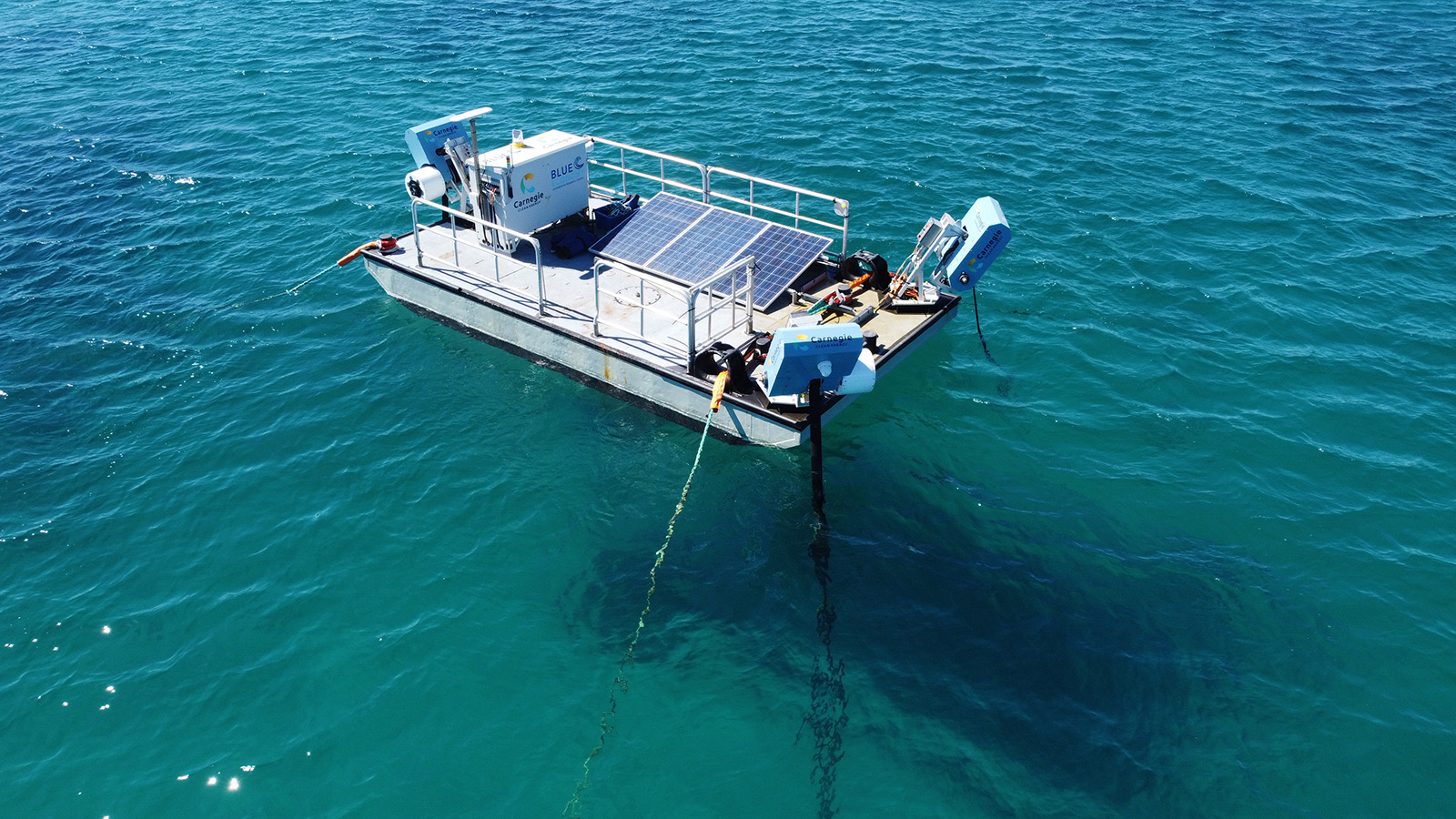 Carnegie Moorepower system energy generated from ocean waves