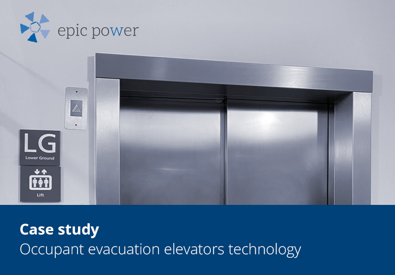 Occupant evacuation elevators technology: A case study.