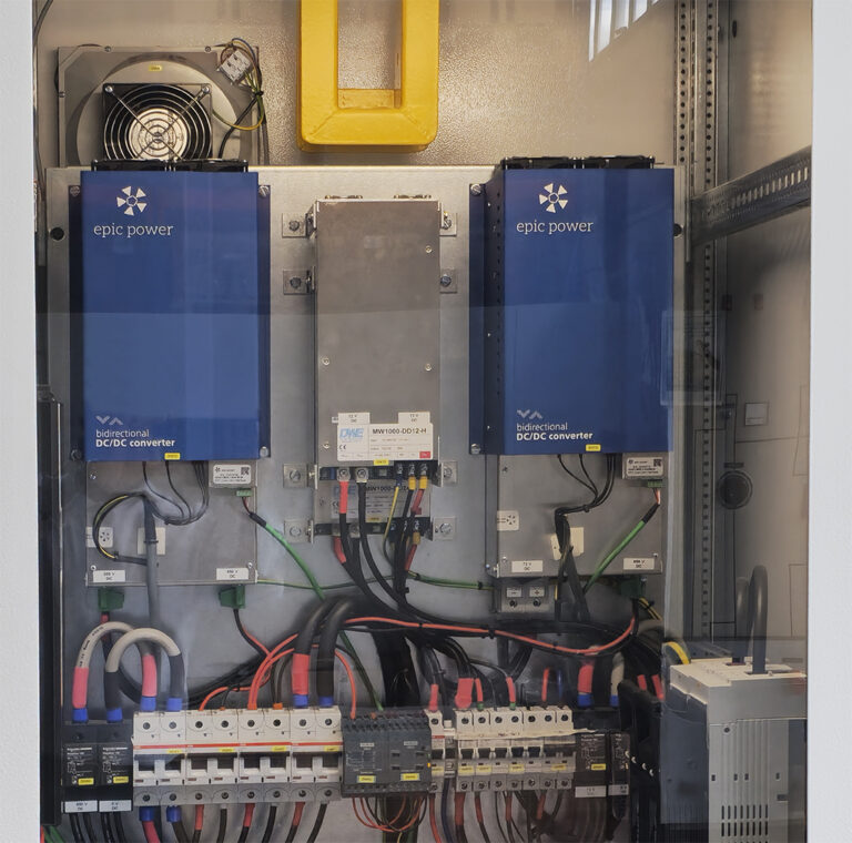 epic power bidirectional DCDC converters. Installation detail.